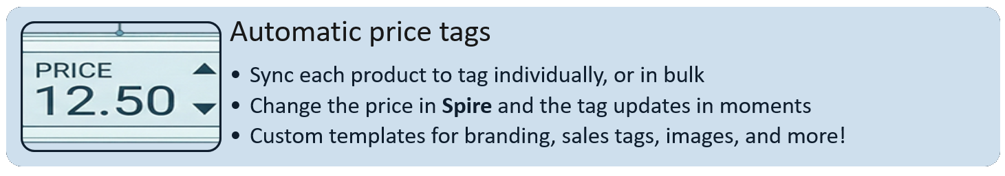 Automatic price tags